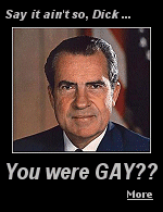 A biography by Don Fulsom, a veteran Washington reporter who covered the Nixon years, suggests the 37th U.S. President had a serious drink problem, beat his wife, and he was gay.